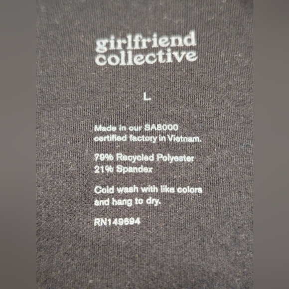 Girlfriend Collective Compressive Unitard Romper Catsuit Size Large New! - Picture 9 of 11